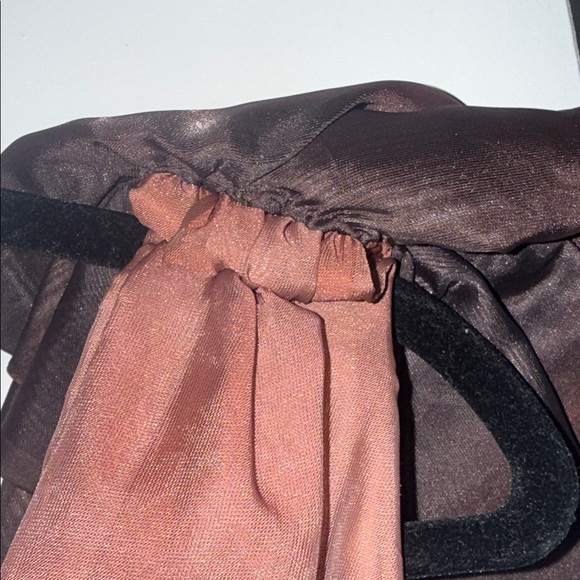 Muse by Marchesa Lily Organza Ombré Cascading Ruffles V-Neck Gown - Picture 5 of 7